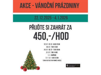 Akce o Vánočních prázdninách